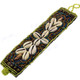 Glass Seed Beads Cowry Shells us 7" Peacock Bracelet