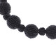 Glass Seed Beads 24" Black Necklace