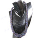 Glass Seed Beads us 31" Peacock Gold Necklace