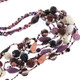 Glass Eed Beads Ceramic Beads us 36" Peacock Beige Necklace
