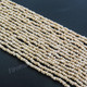 Glass Seed Beads 22" Beige Necklace