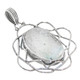 1 5/8" 925 Sterling Silver Agate Druzy us Pendant