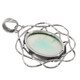 925 Silver Agate Druzy Drusy Sterling Pendant, 1 5/8"
