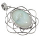 925 Silver Agate Druzy Drusy Sterling Pendant, 1 5/8"