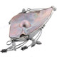 3" 925 Sterling Silver Mabe Pearl In Shell Leaf us Pendant