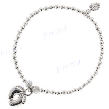 925 Sterling Silver 5 1/2" Bracelet Bead