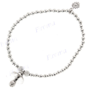 925 Sterling Silver 5 1/2" Bracelet Bead