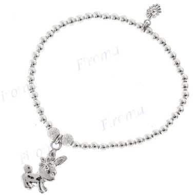 925 Sterling Silver 5 1/2" Bracelet Bead