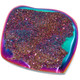 Cabochon Window Drusy 1 7/8"(48mm) Titanium Rainbow