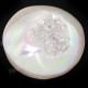 Cabochon Agate Druzy Titanium