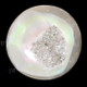 Cabochon Agate Druzy Titanium
