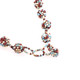 Glass Seed Beads 24" Turquoise Beige Necklace