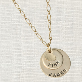 Gold Layers of Love Necklace