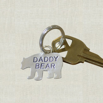 Papa Bear Keychain 