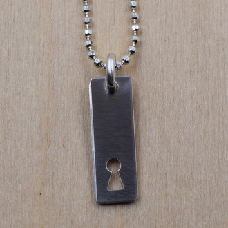 Keyhole Pendant Necklace