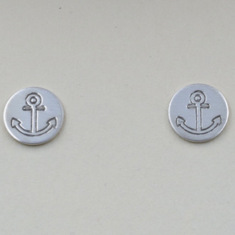 Anchor Stud Earrings