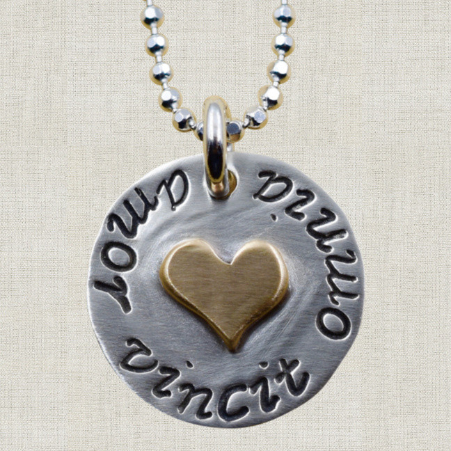 Amor vincit omnia necklace sale