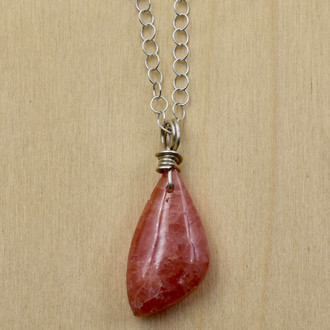 Red Triangle Necklace