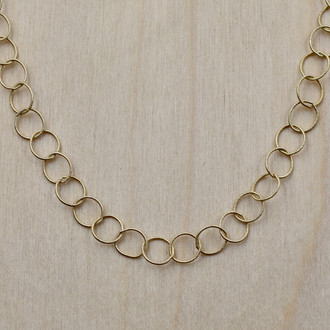 Gold Fill Circle Necklace