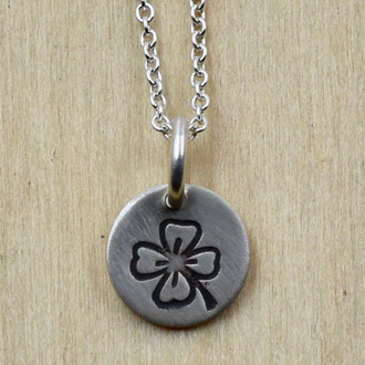 Clover Tag Necklace