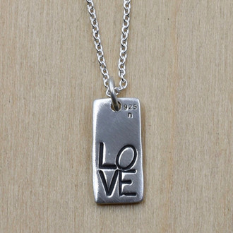 Love Rectangle Necklace