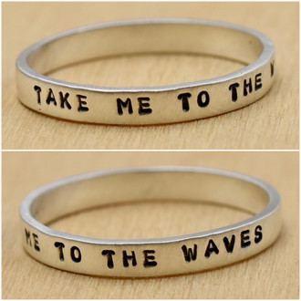 Take Me To The Waves Ring