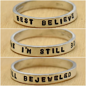 Best Believed I'm Still Bejeweled Ring