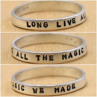 Long Live All The Magic We Made Ring