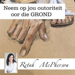Retah McPherson's Afrikaans MP3 teaching about "Neem op jou outoriteit oor die Grond." This is an Afrikaans MP3 teaching. This product you will download directly after purchase. No CD will be shipped to you.