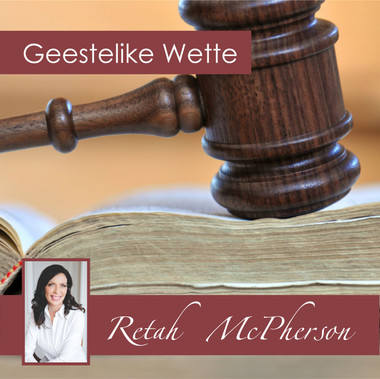 Retah McPherson's Afrikaans MP3 teaching about "Geestelike Wette." This is an Afrikaans MP3 teaching. This product you will download directly after purchase. No CD will be shipped to you.