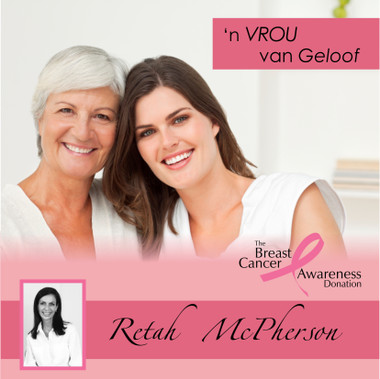 Retah McPherson's Afrikaans MP3 teaching about "'n Vrou van Geloof." This is an Afrikaans MP3 teaching. This product you will download directly after purchase. No CD will be shipped to you.
