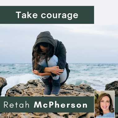 Retah McPherson's English MP3 teaching, "Take courage." This is an English MP3 teaching. This product you will download directly after purchase. No CD will be shipped to you.