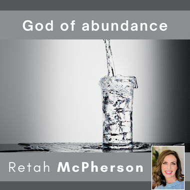 Retah McPherson's English MP3 teaching, "God of abundance." This is an English MP3 teaching. This product you will download directly after purchase. No CD will be shipped to you.