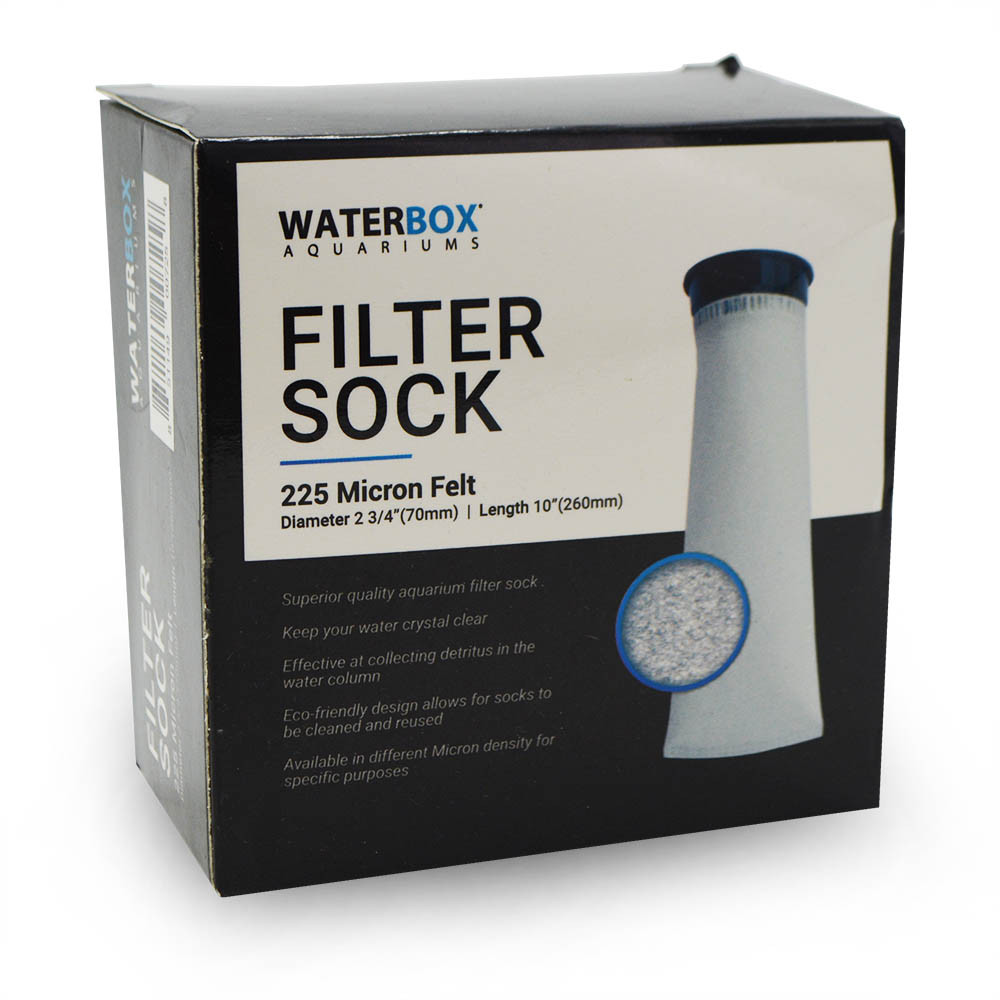 Cube Filter Sock (2.5", 10" Long) Fits 10, 15, 20 Gallon Waterbox