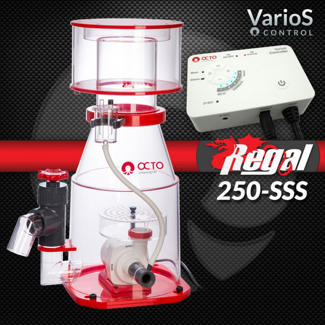 regal 250 sss space saving skimmer 300 600 gallons reef octopus