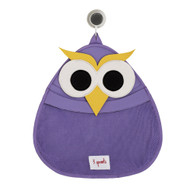 3 Sprouts Bath Storage Purple Owl