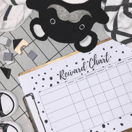 FREEBIE . Monochrome Reward Chart Printable