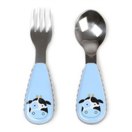 Skip Hop | Cow Zoo Fork & Spoon Utensil Set