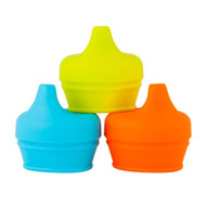 Boon Snug Universal Sippy Lids : Orange Set