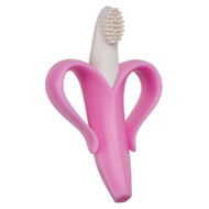 Original Banana Baby Toothbrush/Teether - Pink
