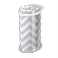 Ubbi Baby Diaper Bin Pail - Grey Chevron