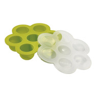 Beaba Silicone Multiportions Tray 6 x 150ml - Neon