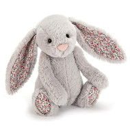 Jellycat Medium Bashful Bunny - Blossom Silver Plush Toy Online