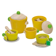 PlanToys Eco Tea Play Set - wooden pretend toys