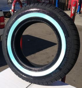 4 155 80 13 Uniroyal Big White Wall Tires 1558013 155 80 13 155 80r13 Shaved Tire Wheels Depot