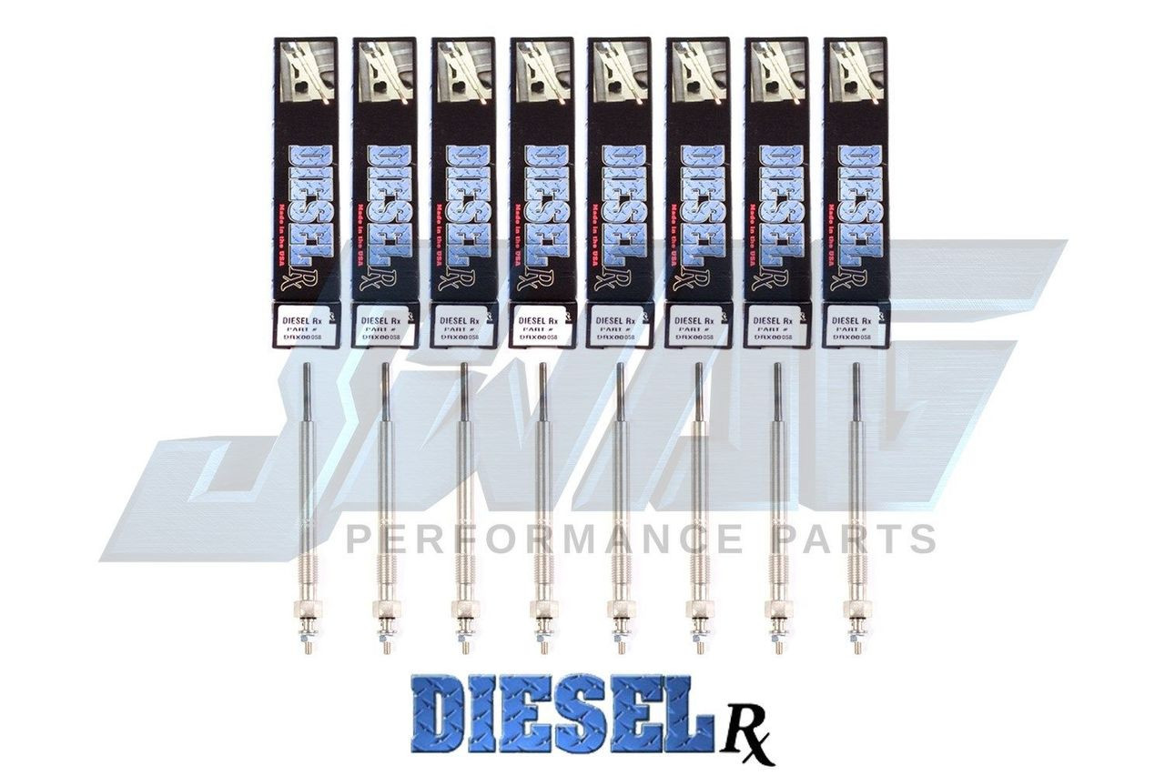 DIESEL RX GM 6.6L LB7 DURAMAX DIESEL GLOW PLUG SET DRX00058