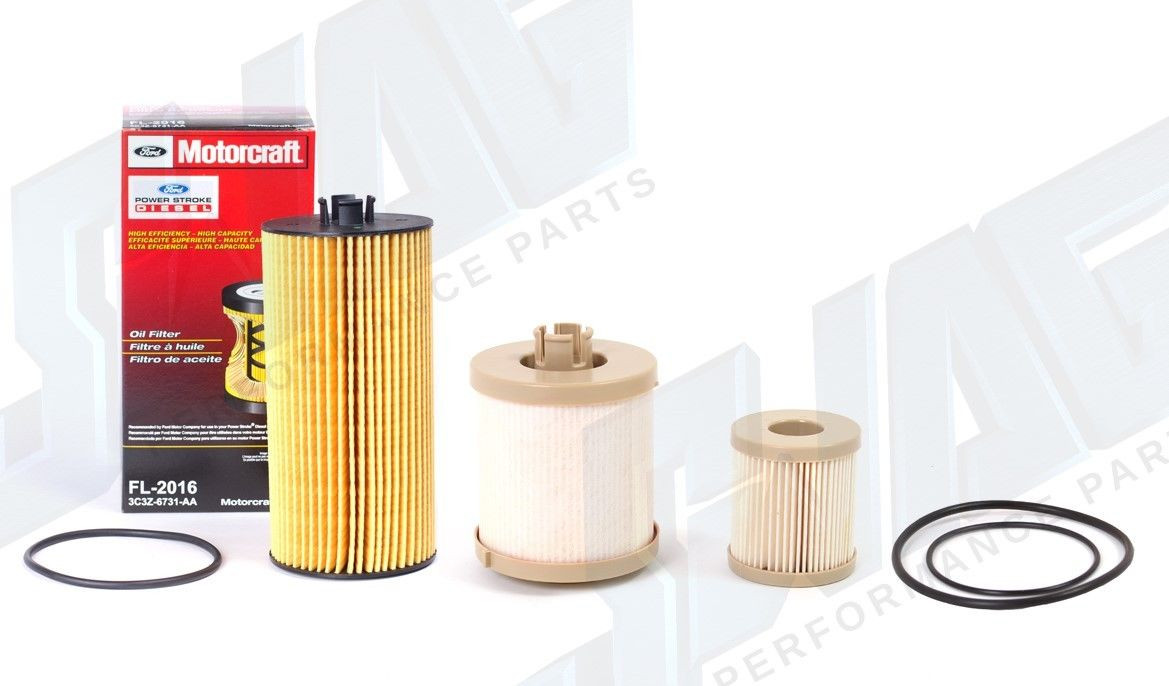 MOTORCRAFT FORD 6.0 6.0L POWERSTROKE DIESEL OEM OIL & FUEL FILTER KIT