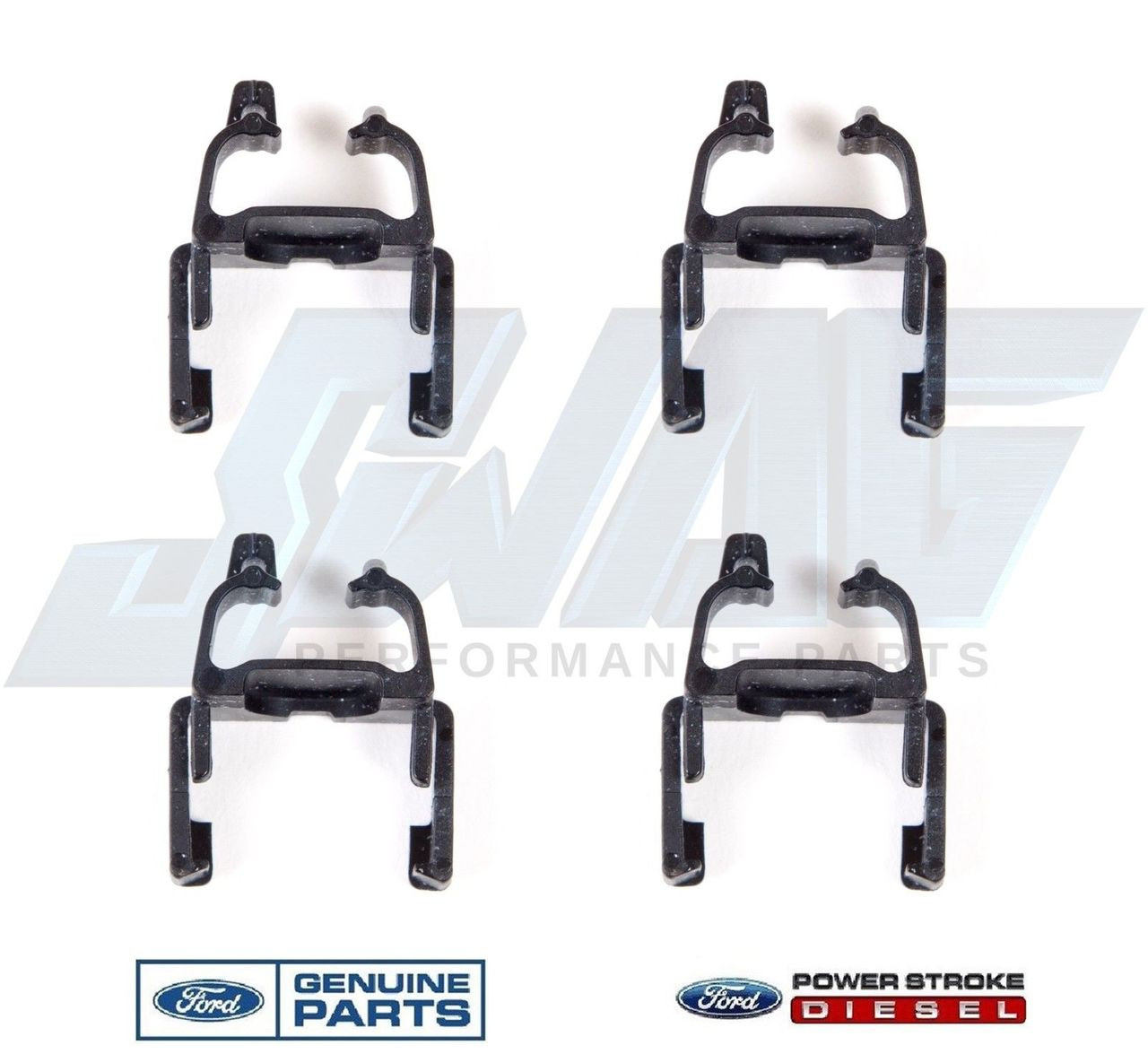 FORD 6.4L POWERSTROKE DIESEL OEM ROCKER ARM CLIPS (4) (W302457)