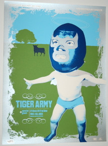 TIGER ARMY - THE SHELTER - 2007 - MYSPACE SECRET SHOW CONCERT POSTER