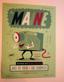 THE MAINE - DISCO CURTIS - THE ECHOPLEX - MYSPACE SECRET SHOW CONCERT POSTER